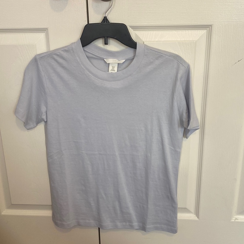 Light blue tee